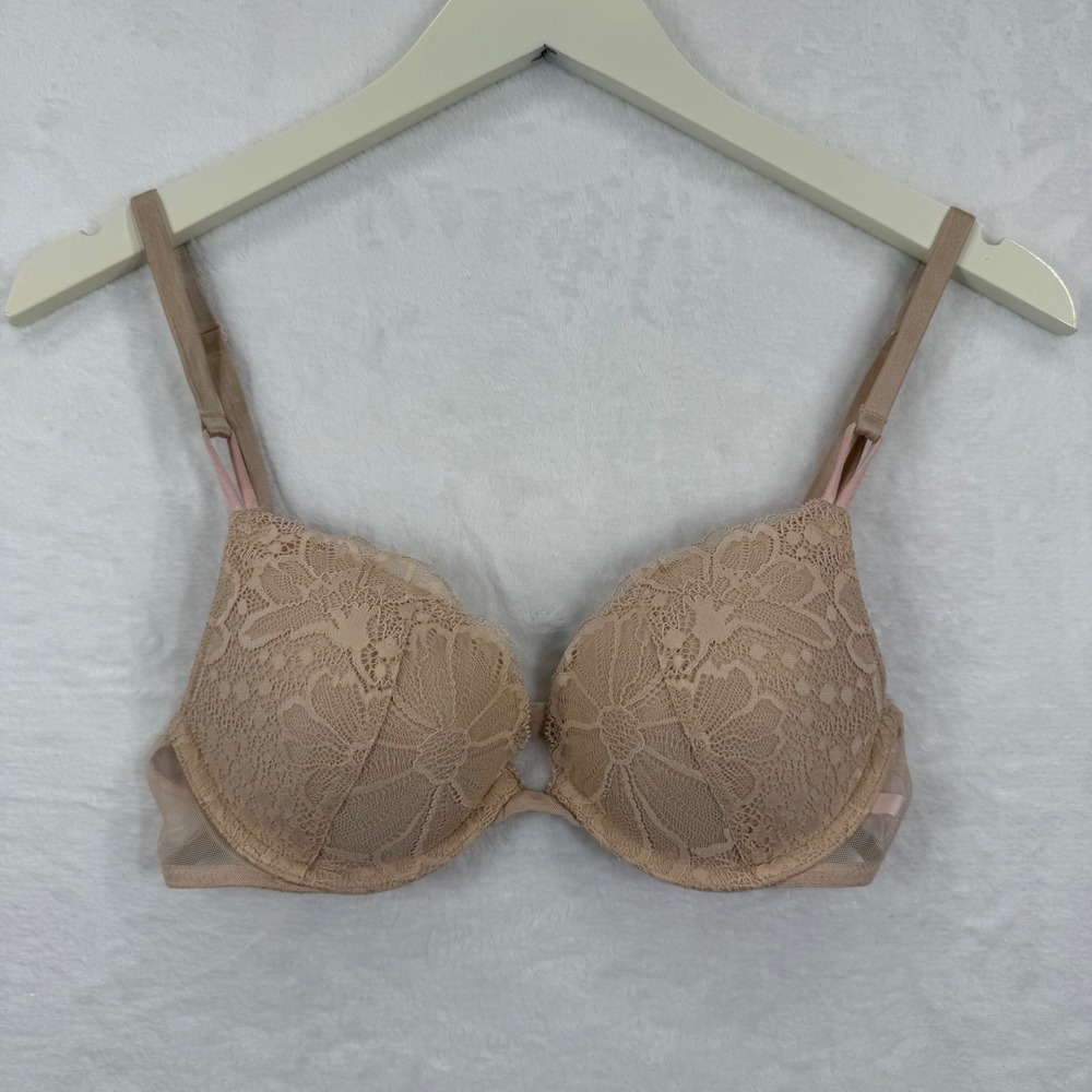 Victoria's‎ Secret Push Up Lace Bra Nude 32C